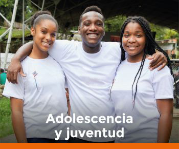 clic para consultar información de Adolescencia y Juventud imagen con enlace a sección Adolescencia y Juventud
