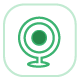 icono decorativo videollamada